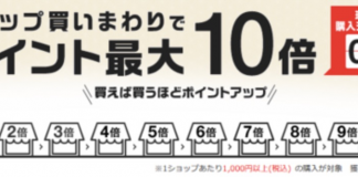 楽天お買い物マラソンに初参加して分かったこと